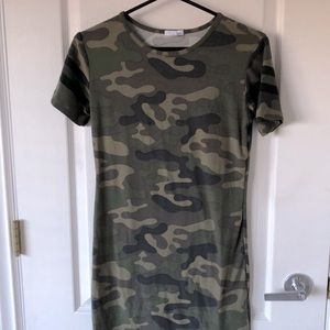 Camo Tee Dress